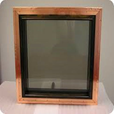 1-5mm Glass Rf Emi Shielding Window For Mri Shielding Room With Wire Mesh Inside emi