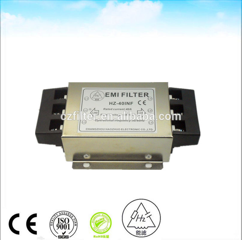230v Ac RFI EMI Filter 100dB Insertion Loss