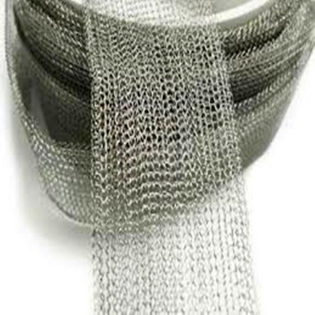 Double Layer All Metal EMI RF Shielding Gasket Wire Mesh Round or Rectangular RFI