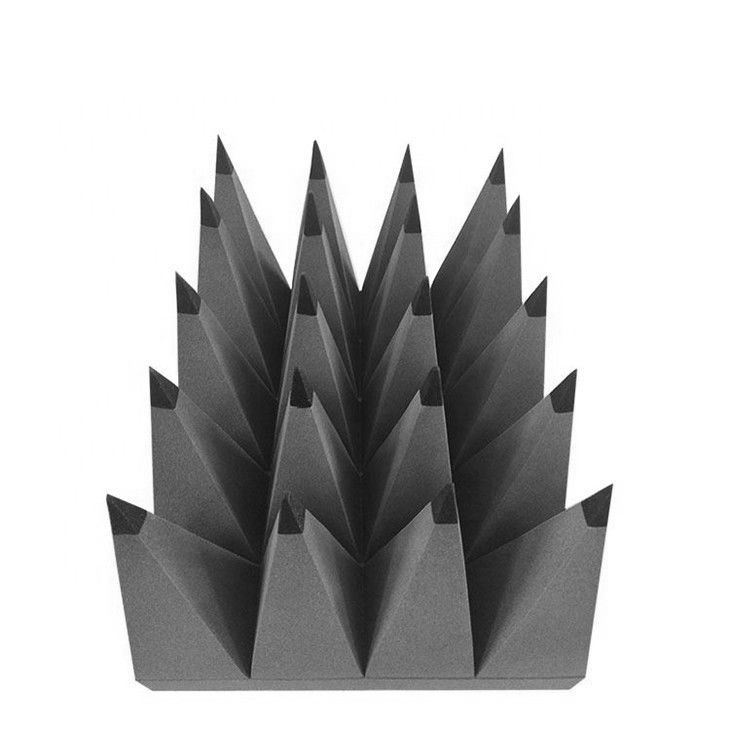 Polyurethane Magnetic RF Pyramid Absorber Foam Sheet Composite Electromagnetic Noise